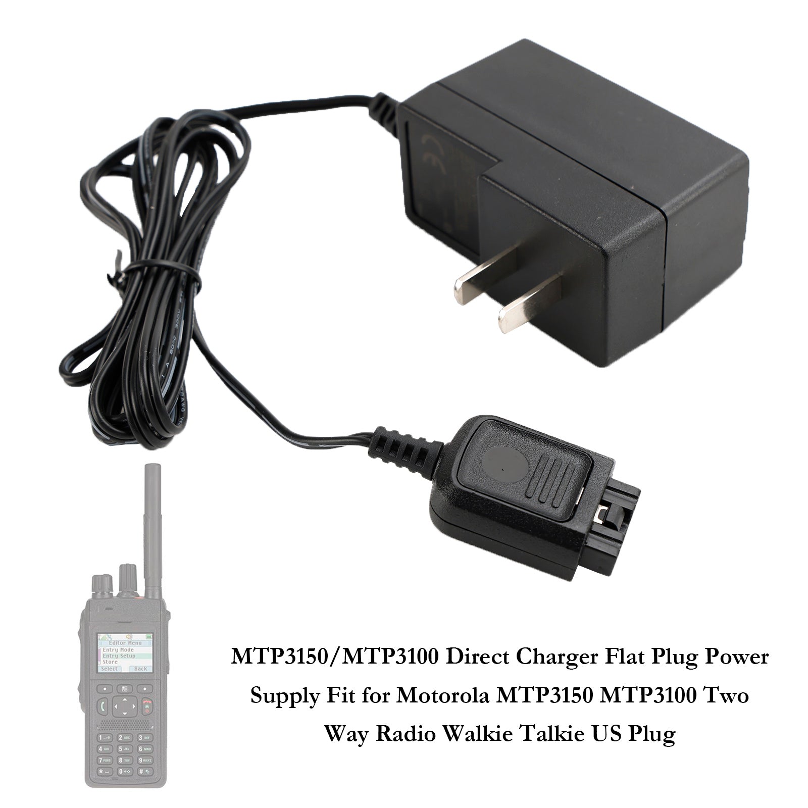 Battery Snabb snabb Dock Charger för MTP3150 MTP3100 Radio Walkie Talkie US Plug