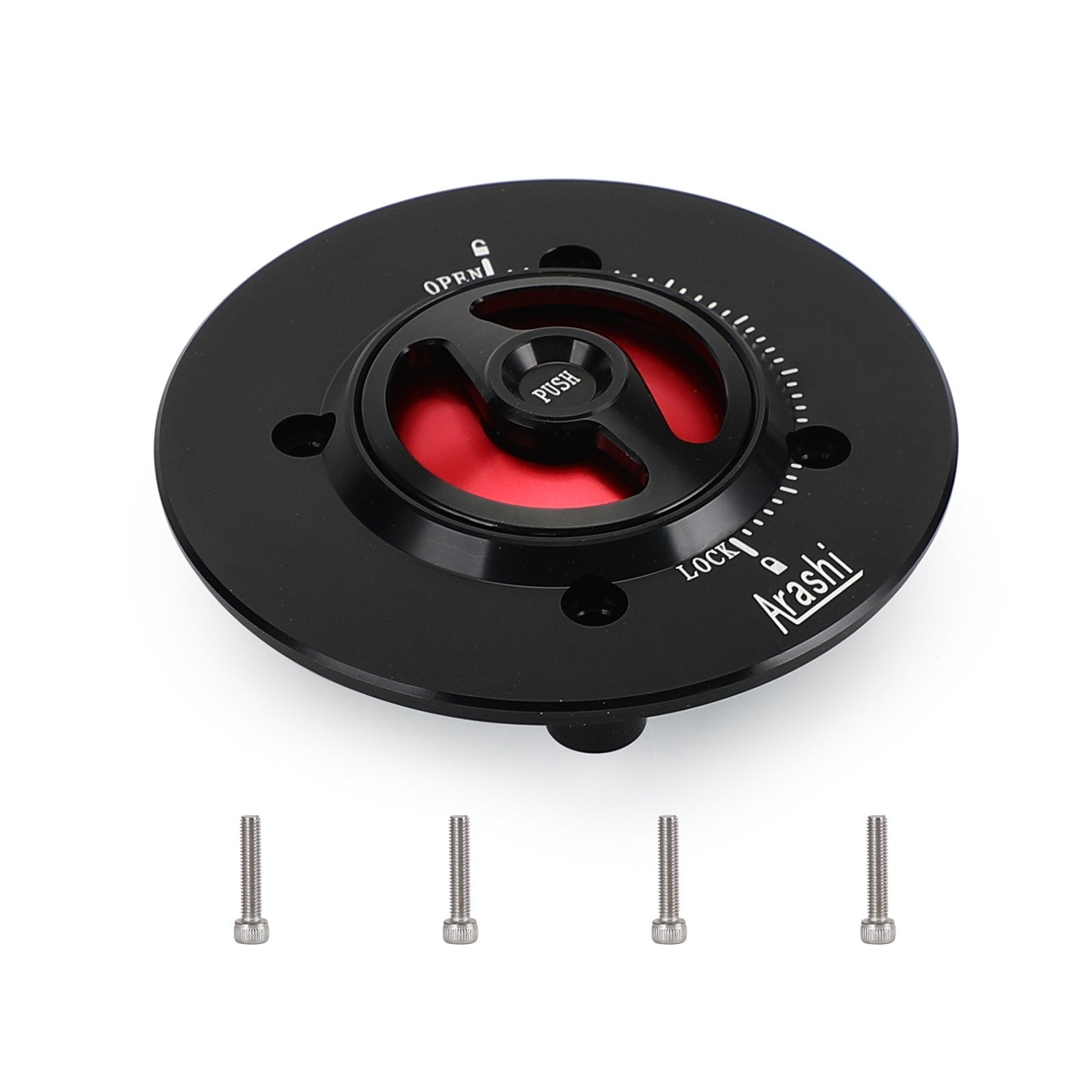 CNC Keyless Fuel Gas Tank Cap Black Fit For Kawasaki EX400 NINJA 400 2018-2019