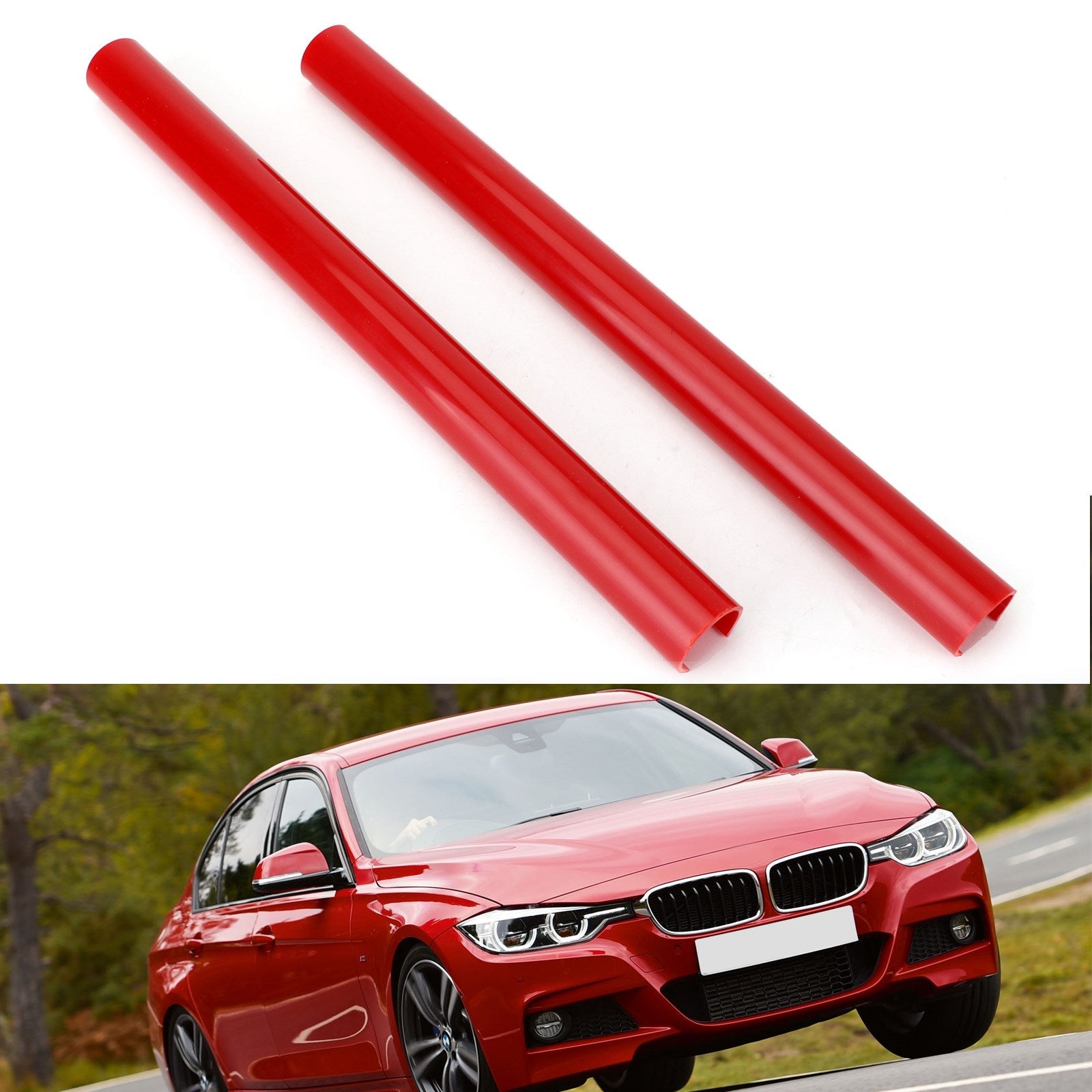 #A fargestøtte Grill Bar V Brace Wrap for BMW F30 F31 F32 F33 F34 F35 Blå generisk