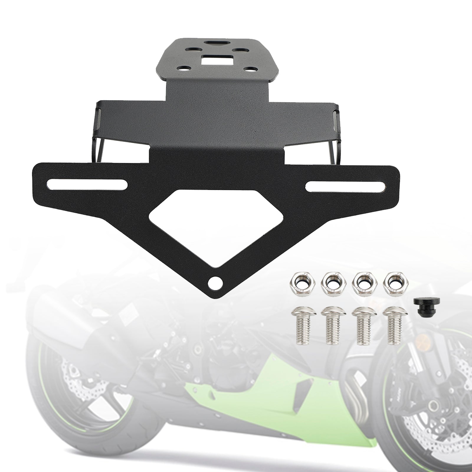 Kentekenplaathouder Beugel geschikt voor Kawasaki ZX-4R ZX-4RR 2023