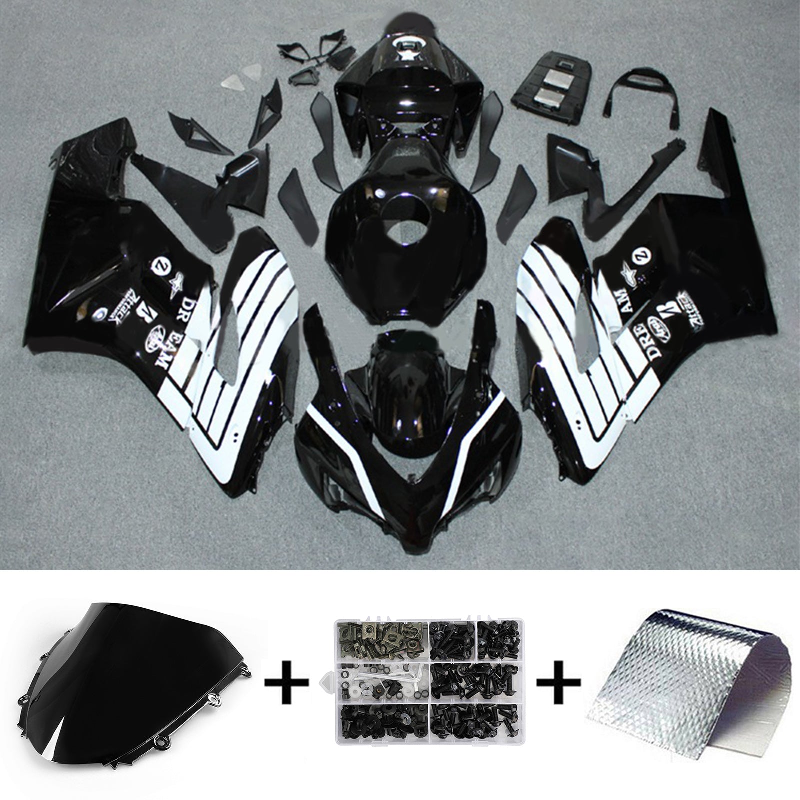 2004-2005 Honda CBR1000RR Kit de carenado Carrocería Plástico ABS
