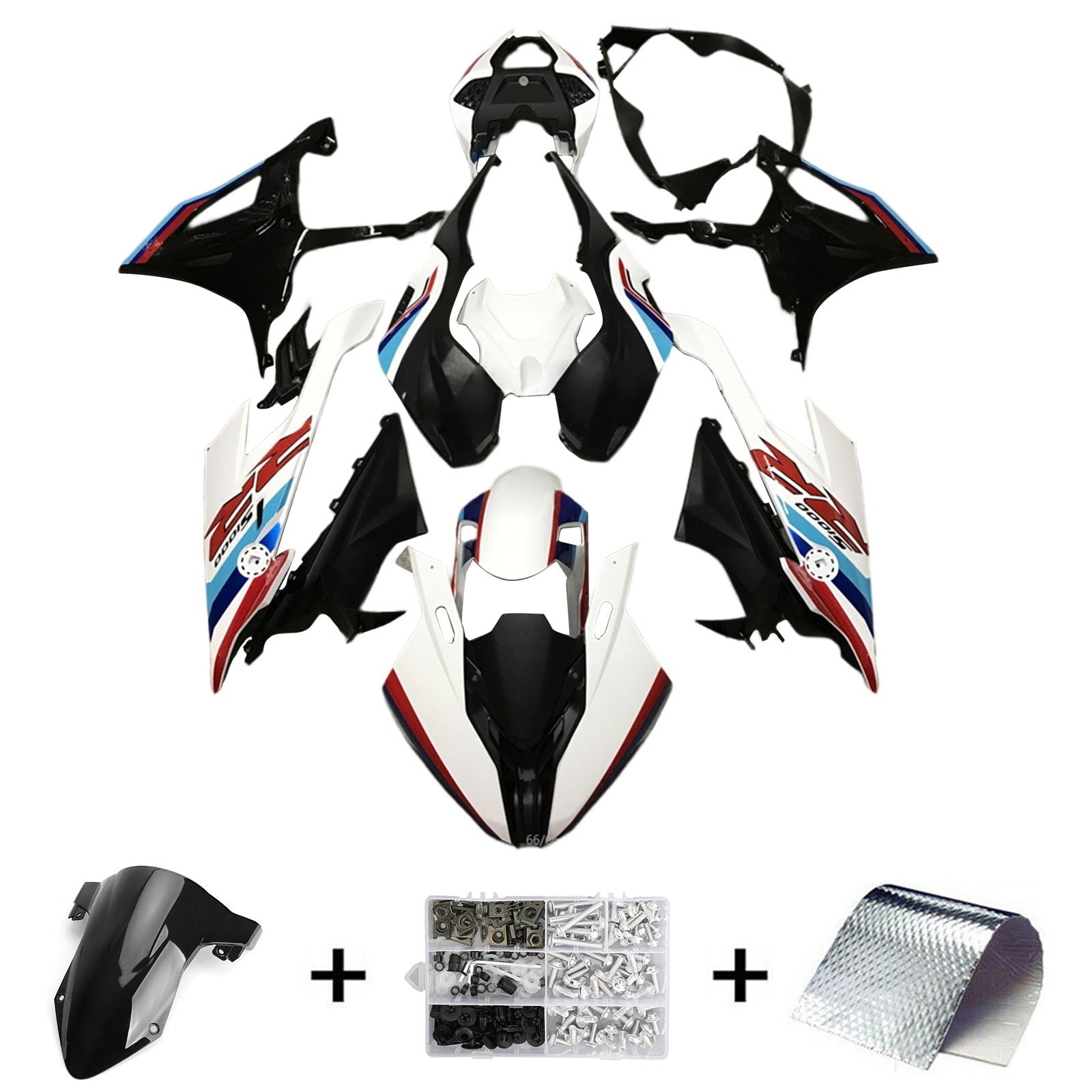 2019-2022 BMW M1000RR S1000RR KIT FAIRING BOSTWORD PLAST ABS