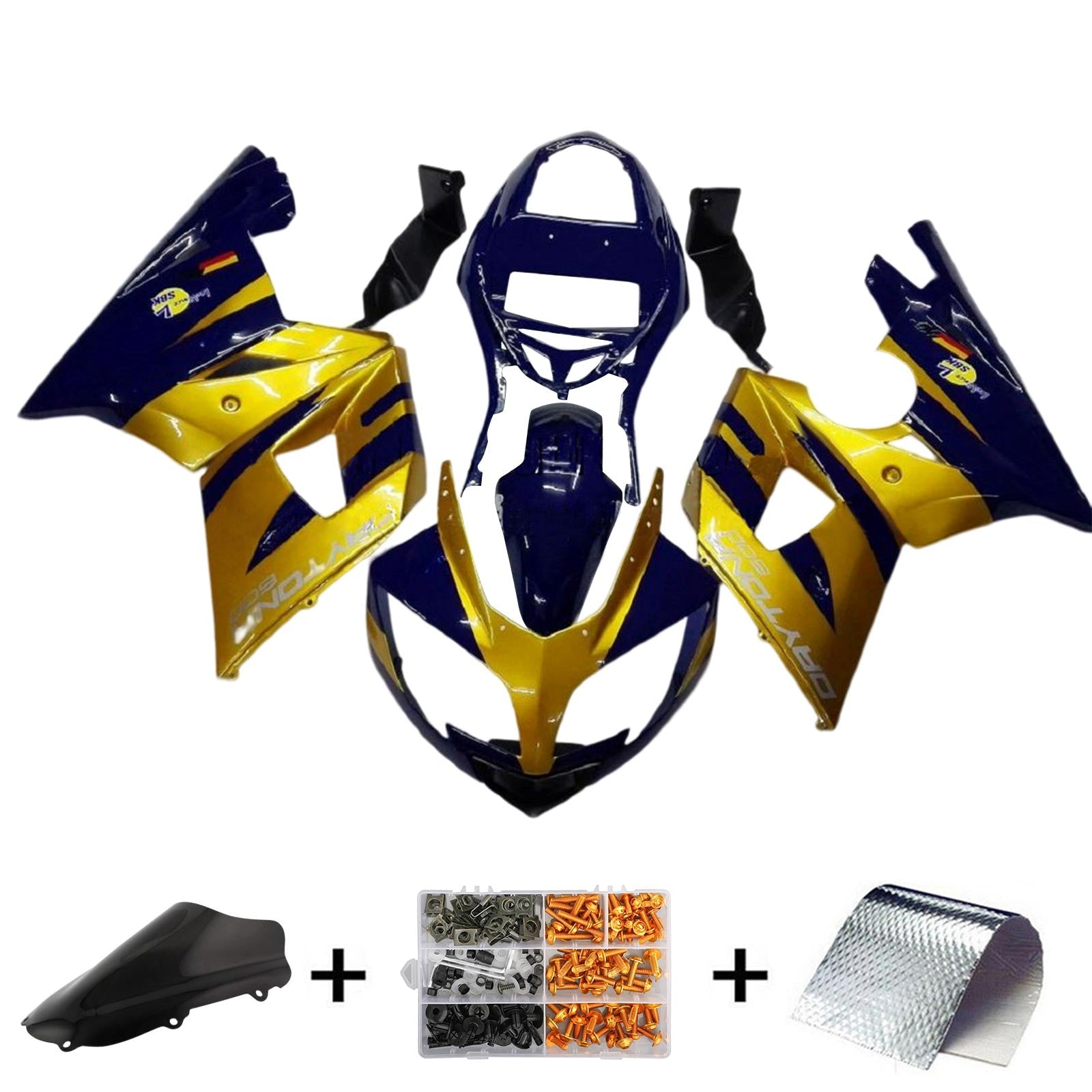 2002-2005 Triumph Daytona 600 650 Kuipset Carrosserie Kunststof ABS