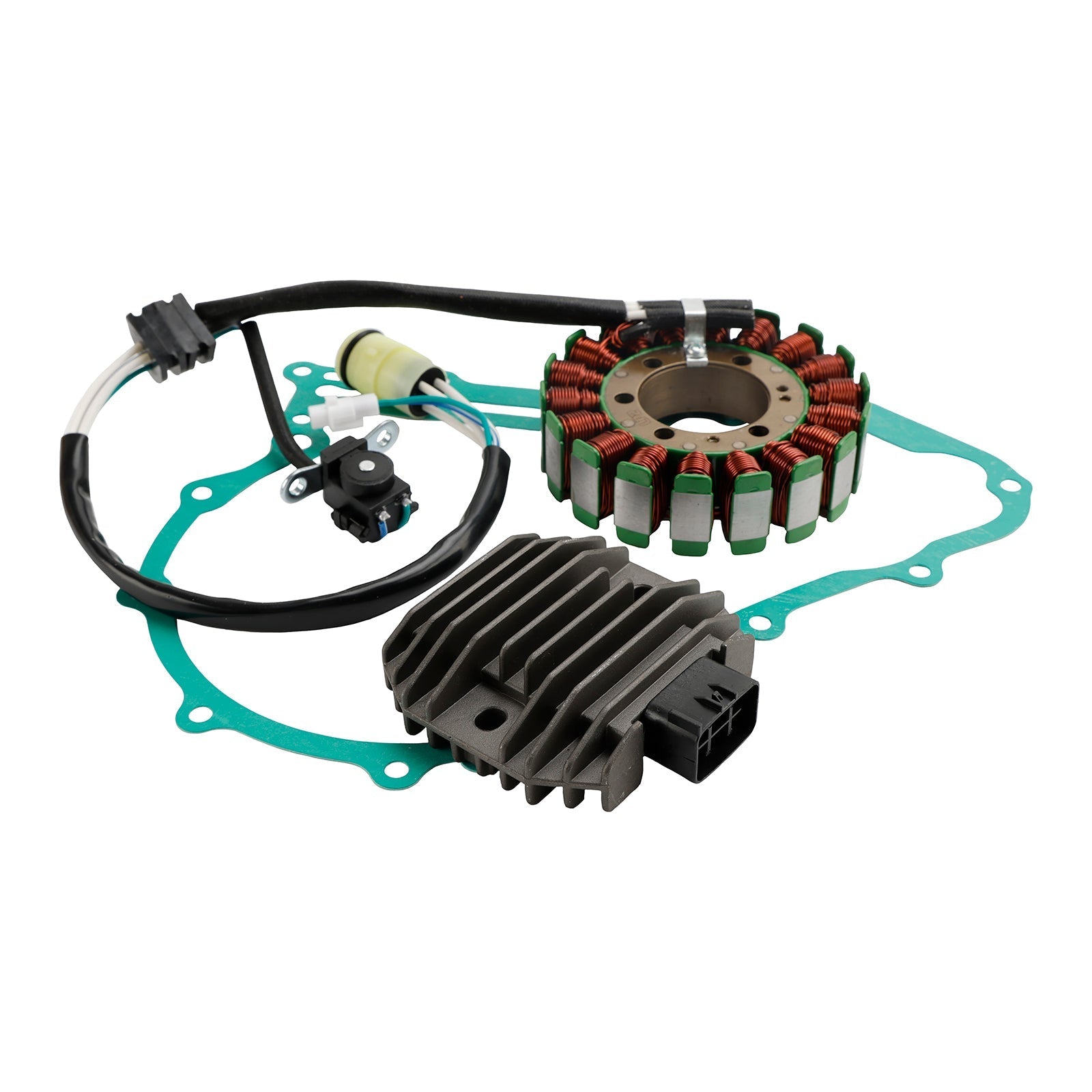 Generatorstatorregulator & Pakning til Yamaha YFM700/YFM700R Raptor 2006-2024 FedEx Express