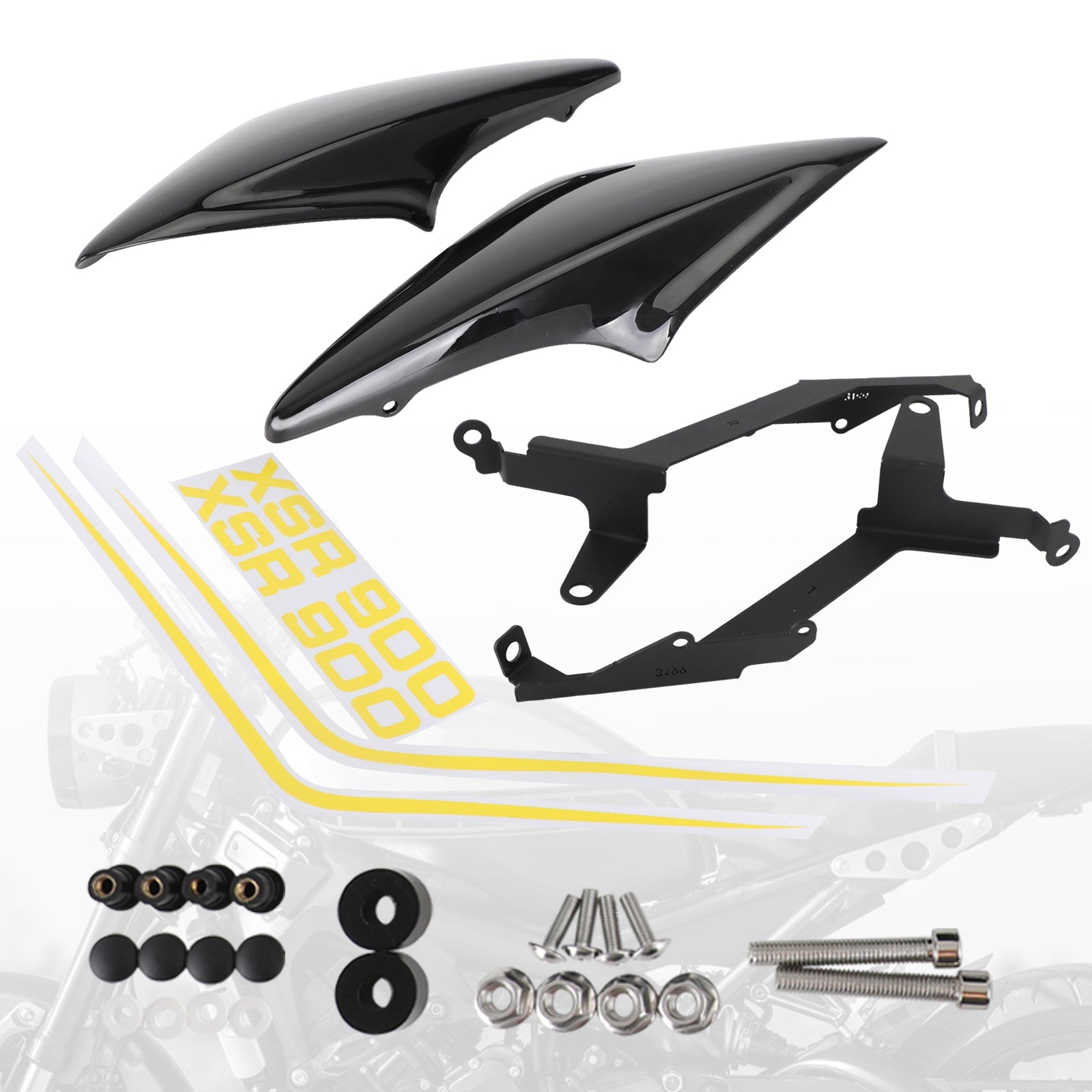 SLAG SIDA FÖRFARANS SEAT RAMMÄNNING FÖR YAMAHA XSR 900 2016-2021 GENERISKA