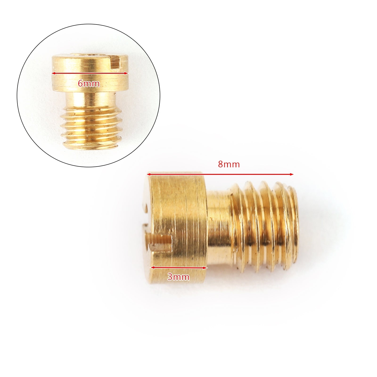 10ks 5 mm karburátor Hlavné trysky súpravy pre karburátor Dellorto 75-98 carb generic