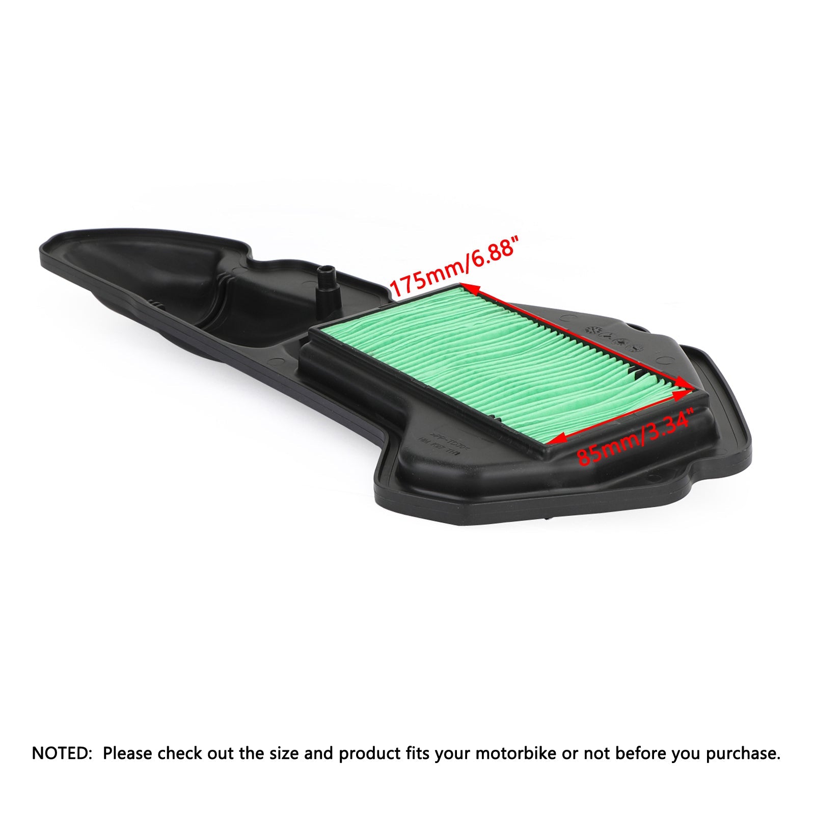 Élément de filtre à filtre à air pour Honda PCX 125 PCX 150 2018-2019 17210-K97-T00 générique