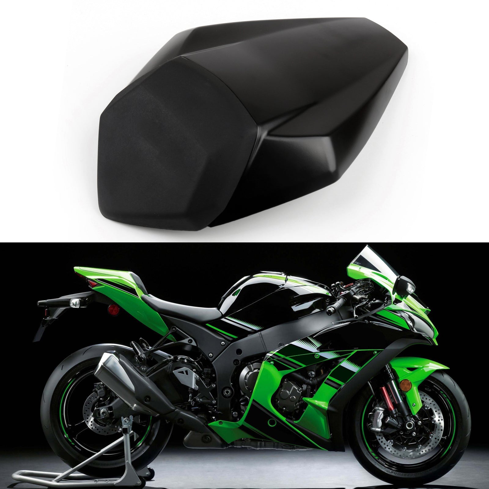 Baksätet omslag för Kawasaki Ninja ZX10R (2016) 7 Färggenerisk