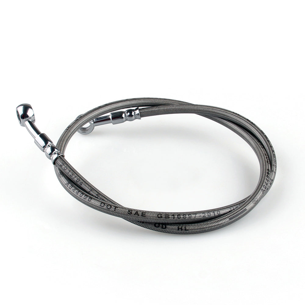 80 cm/31 Motorcykelbromsolja Slanglinjen Banjo Montering av rostfritt stål Svivel End Generic