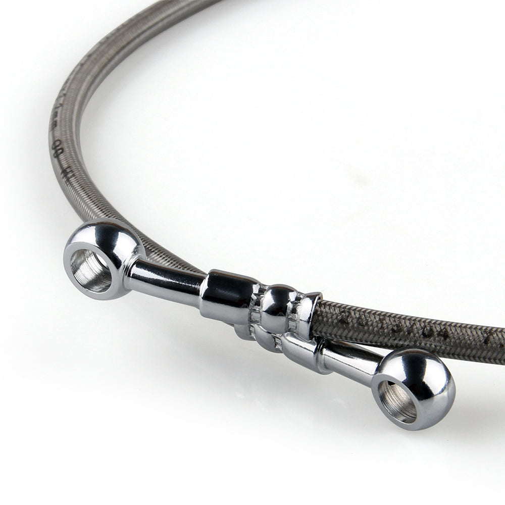 80 cm/31 Motorcykelbromsolja Slanglinjen Banjo Montering av rostfritt stål Svivel End Generic