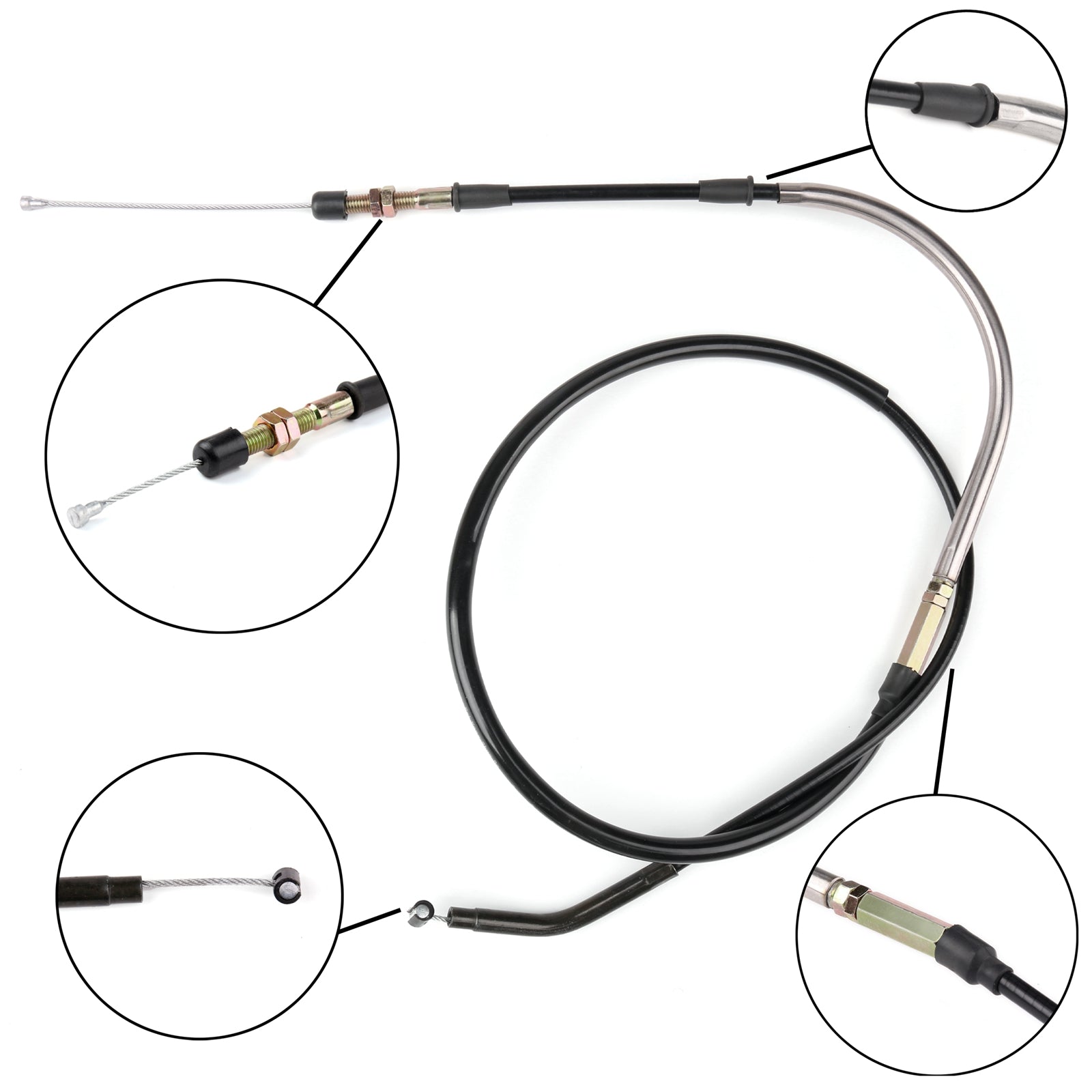 Substituição do cabo da embreagem de aço de arame 3C3-26335-00-00 para Yamaha FZ8 FZ8-S Fazer genérico