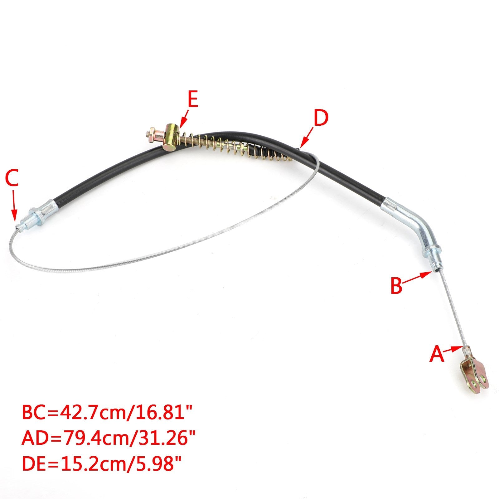 Achterremkabel 2UJ-26351-00 Voor Yamaha XV125 Virago 125 XV240 Virago Generiek