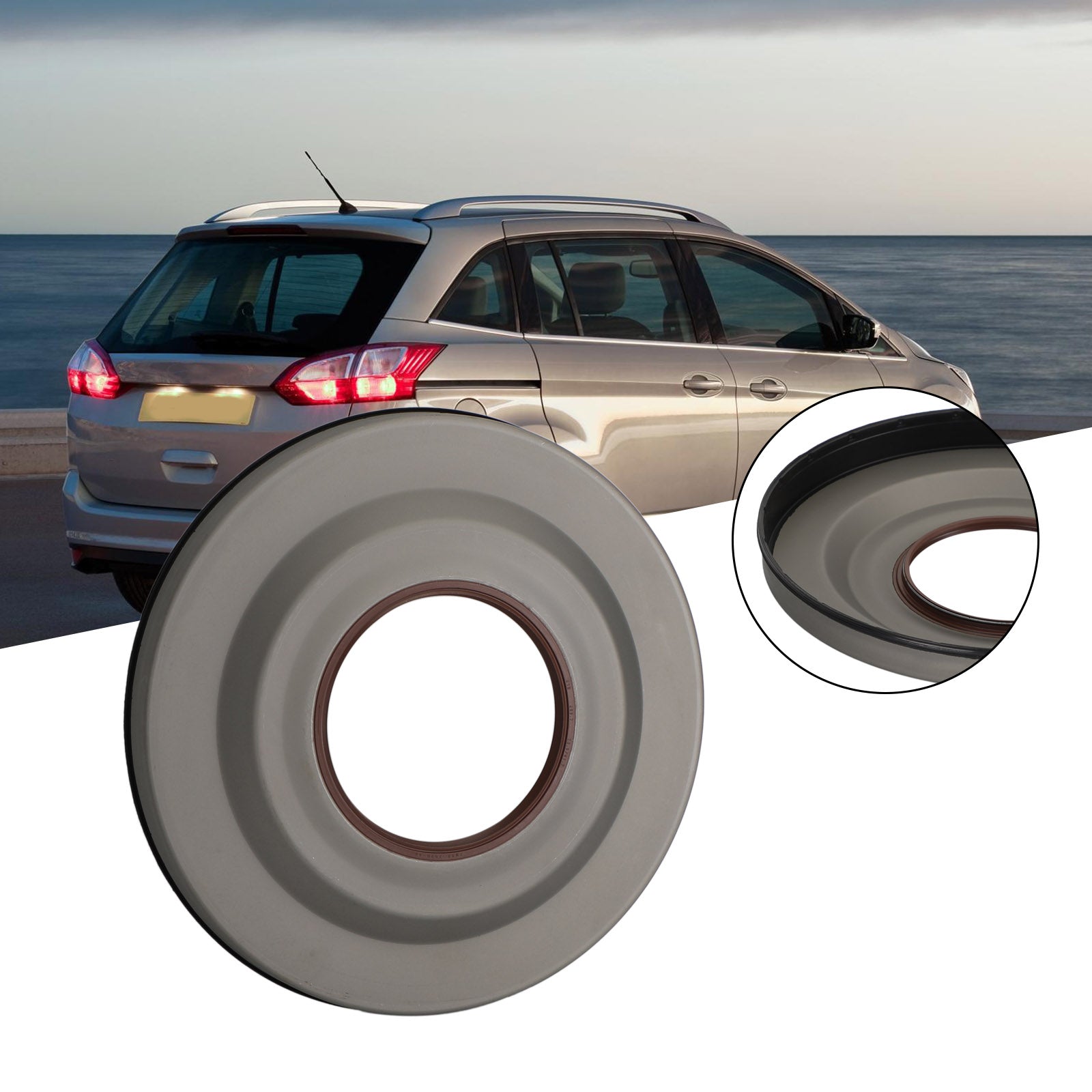 Couvercle de joint de boîte de vitesses PowerShift automatique pour Ford Galaxy 6DCT450 MPS6 1684808 générique