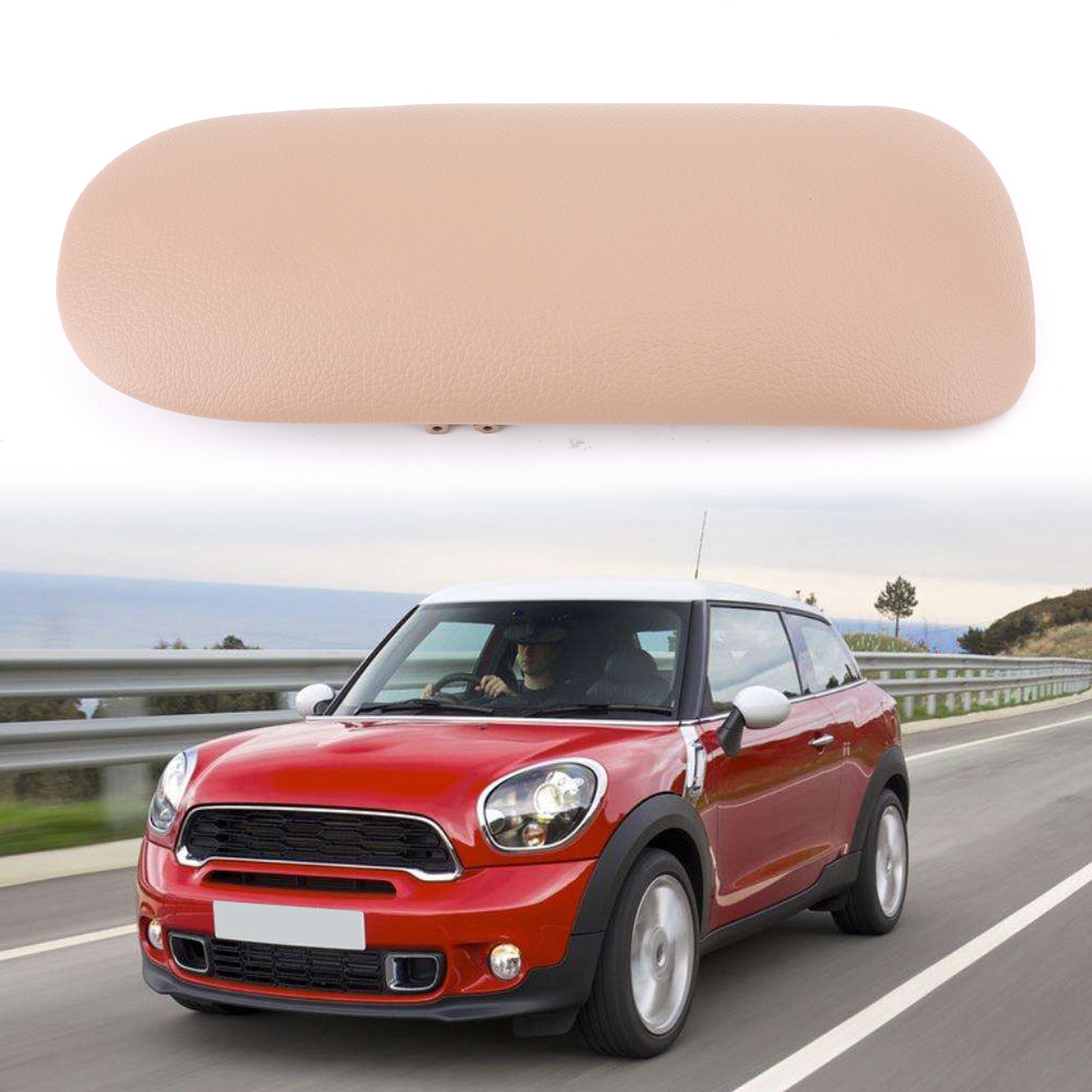 2002-2008 BMW Mini Cooper Center Console Gliding Top Armest Cover Generic