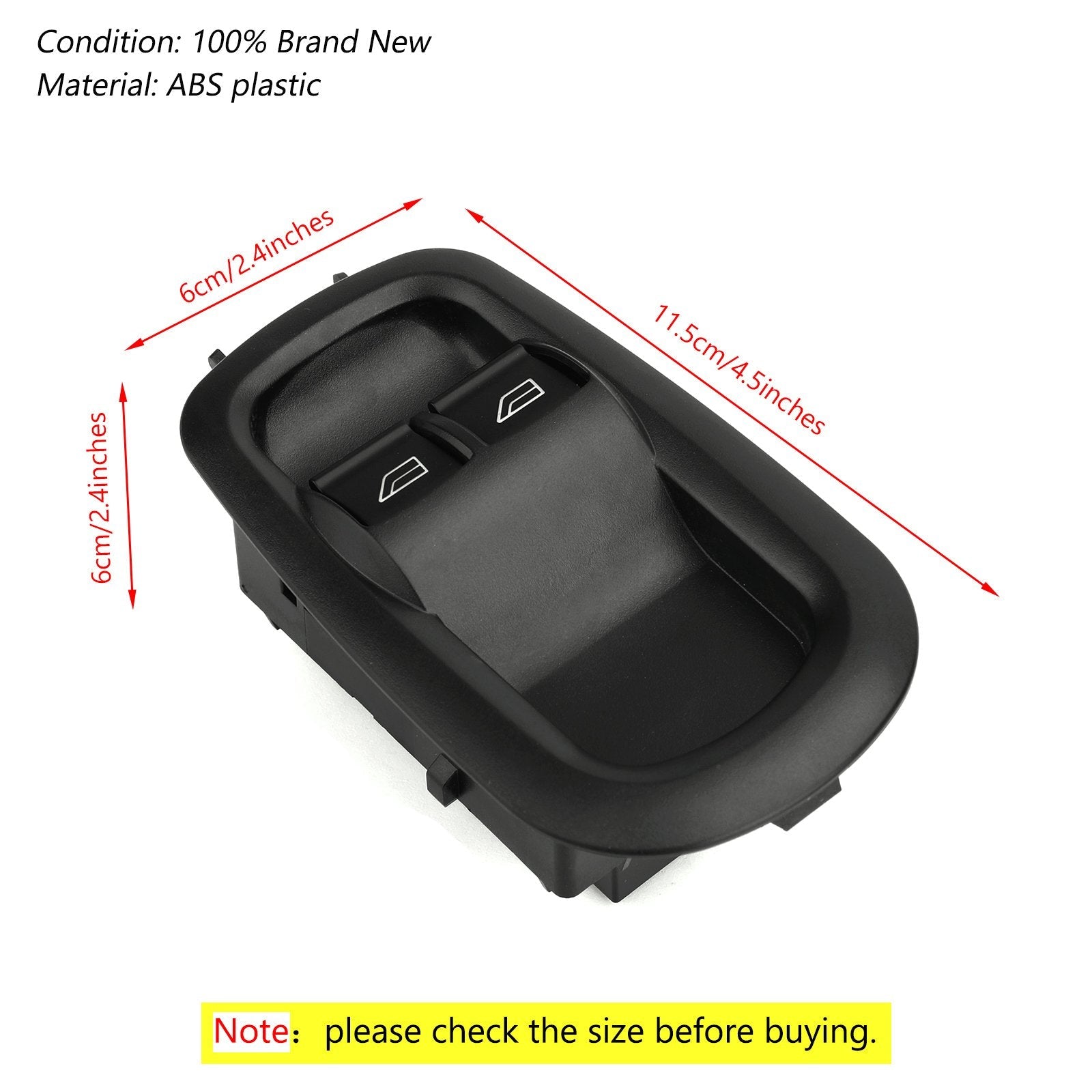 Ford Transit Mk8 Custom 2014+ 1791339 Drivers sidodörr dubbelfönsteromkopplare