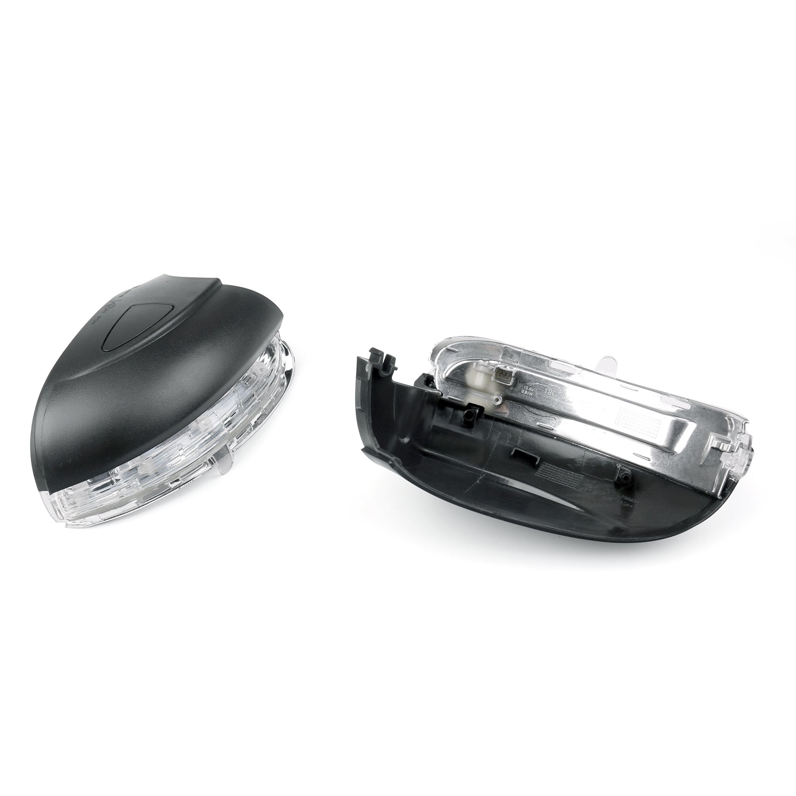 ABS Mirror Turn Signal hjørne lyslampe venstre/høyre for VW Golf MK6 2009-2012 Generisk