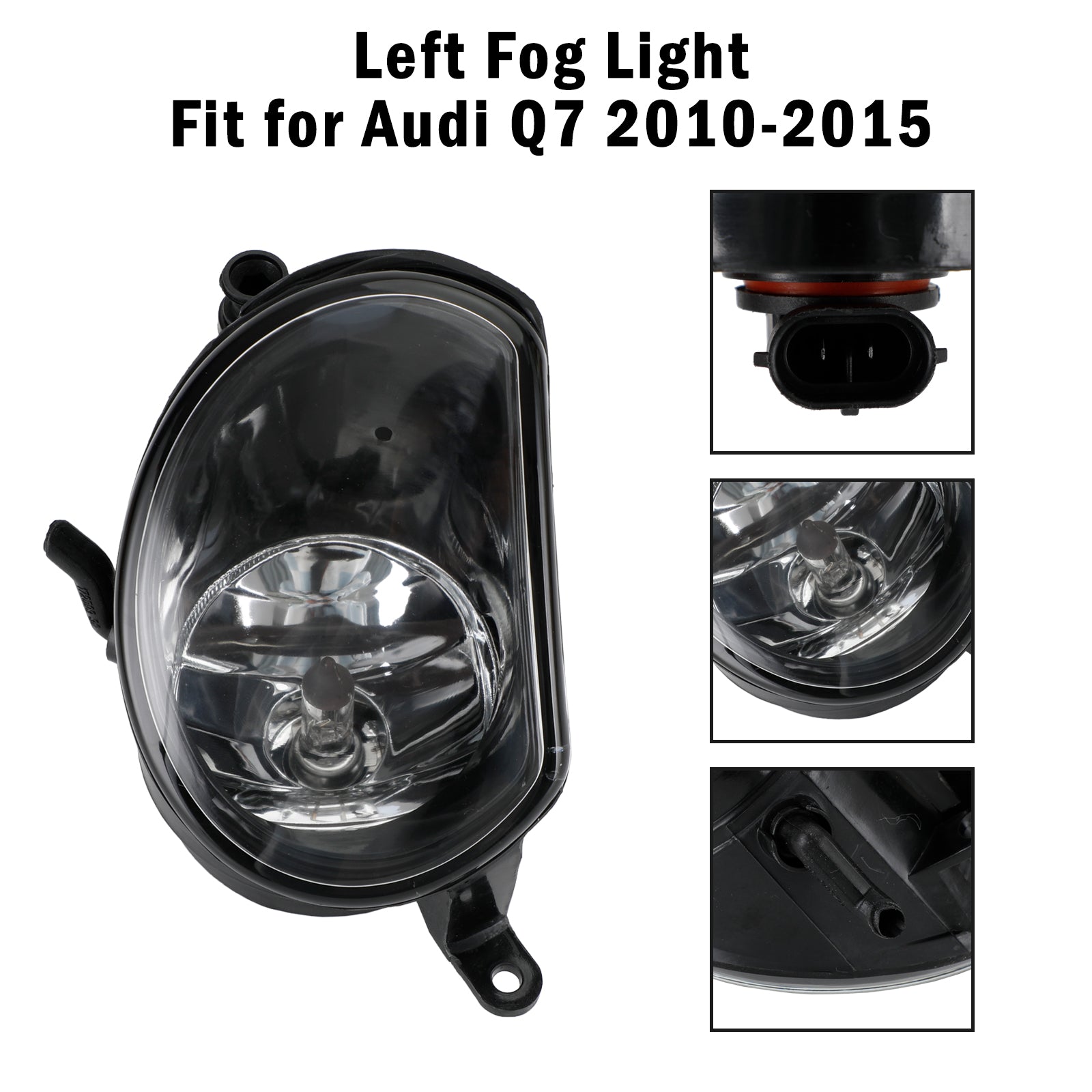 Nový predný ľavý nárazník halogénová hmlová svetlo hmlová lampa pre Audi Q7 2010-2015 Generic