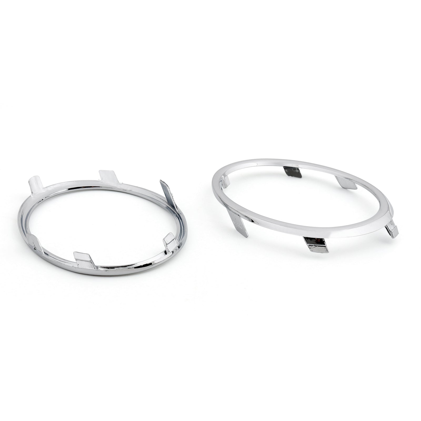 Par Chrome Front Fog Lamp Light Cover Trim Dekorera ram för Audi B8 A4 09-12 Generic