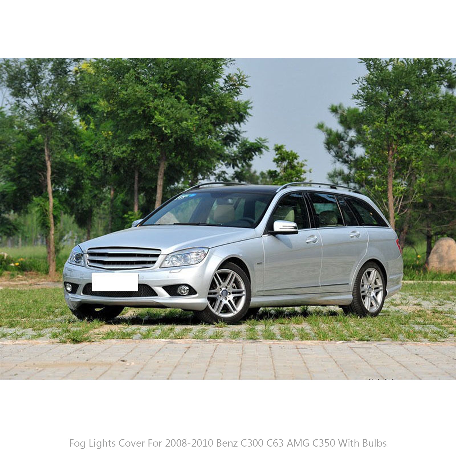 Mistlamp links/rechts lamp met lampen voor 2008-2010 Benz C300 C63 AMG C350 Generiek