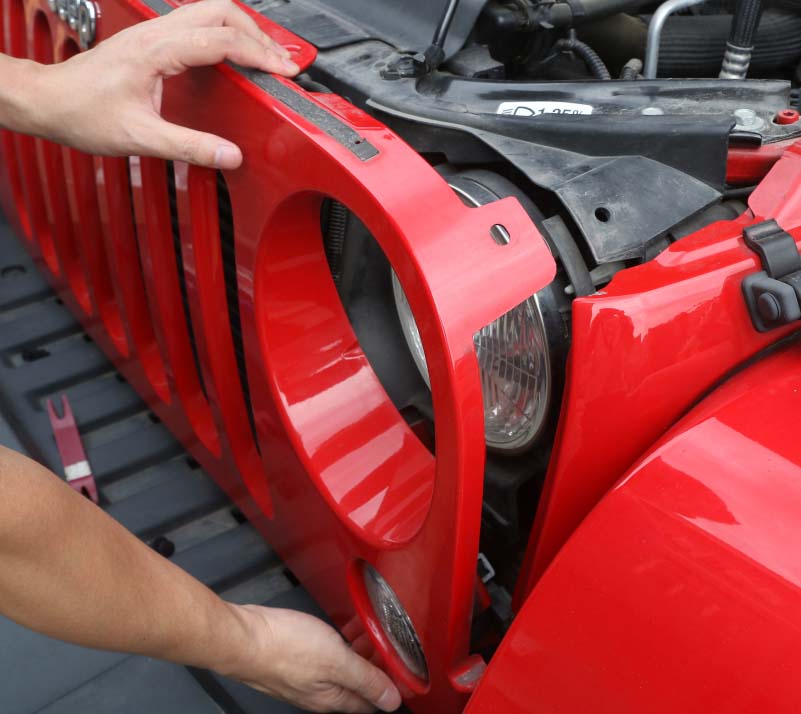 2 supports de montage pour phare LED de 7 pouces, anneau rond Wrangler JK 07-2017 générique