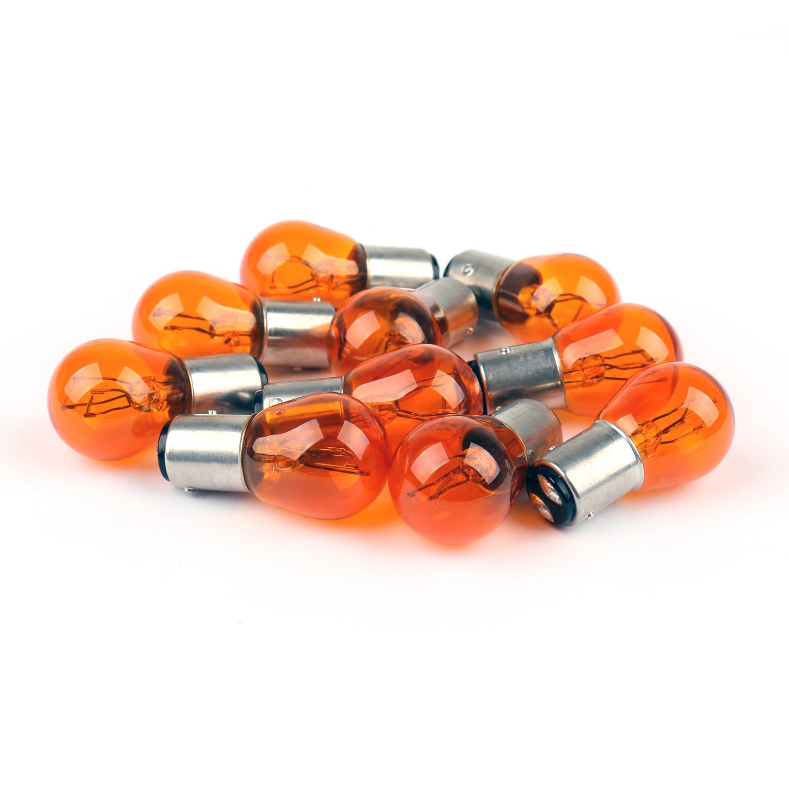 10ks OSRAM 7528Y 12V 21/5W P21/5W BAY15D Stop DRL Lights Lights Light Amber 2200k Generic