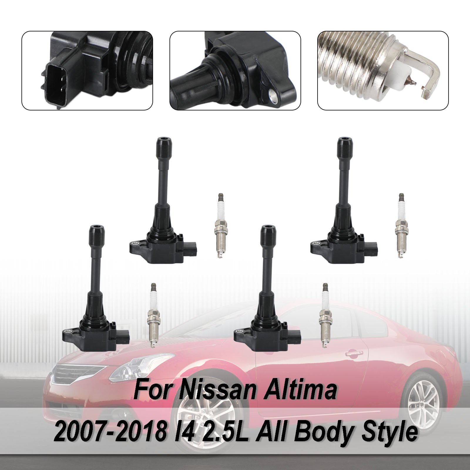 2017-2018 Nissan Rogue l4 2.0L/Sentra l4 1.6L 4PCS Pack de bobines d'allumage UF549