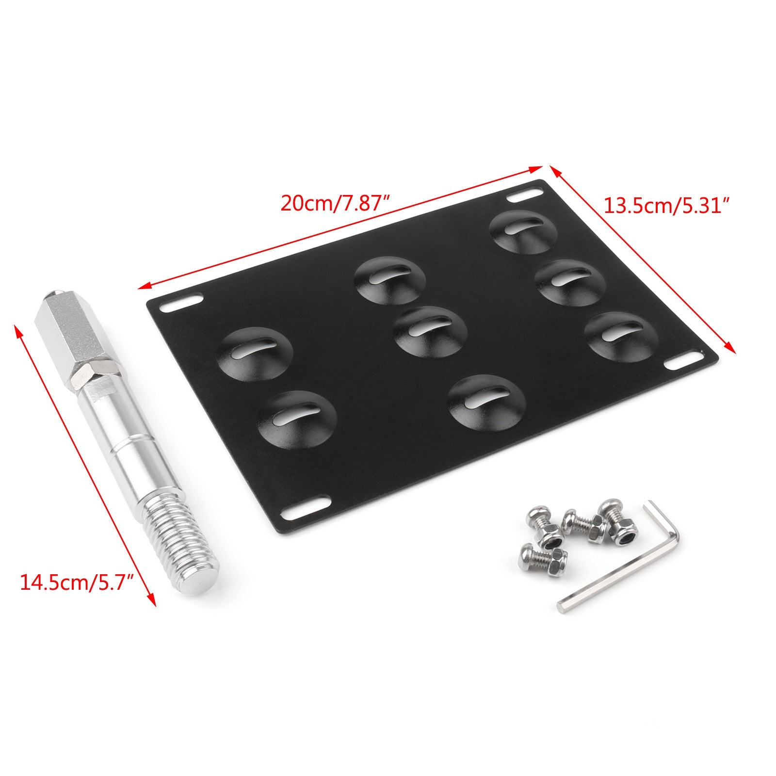 Predný nárazník vlečie poznávačka upevňovacia značka držiaka držiaka pre generu golfu VW MK6