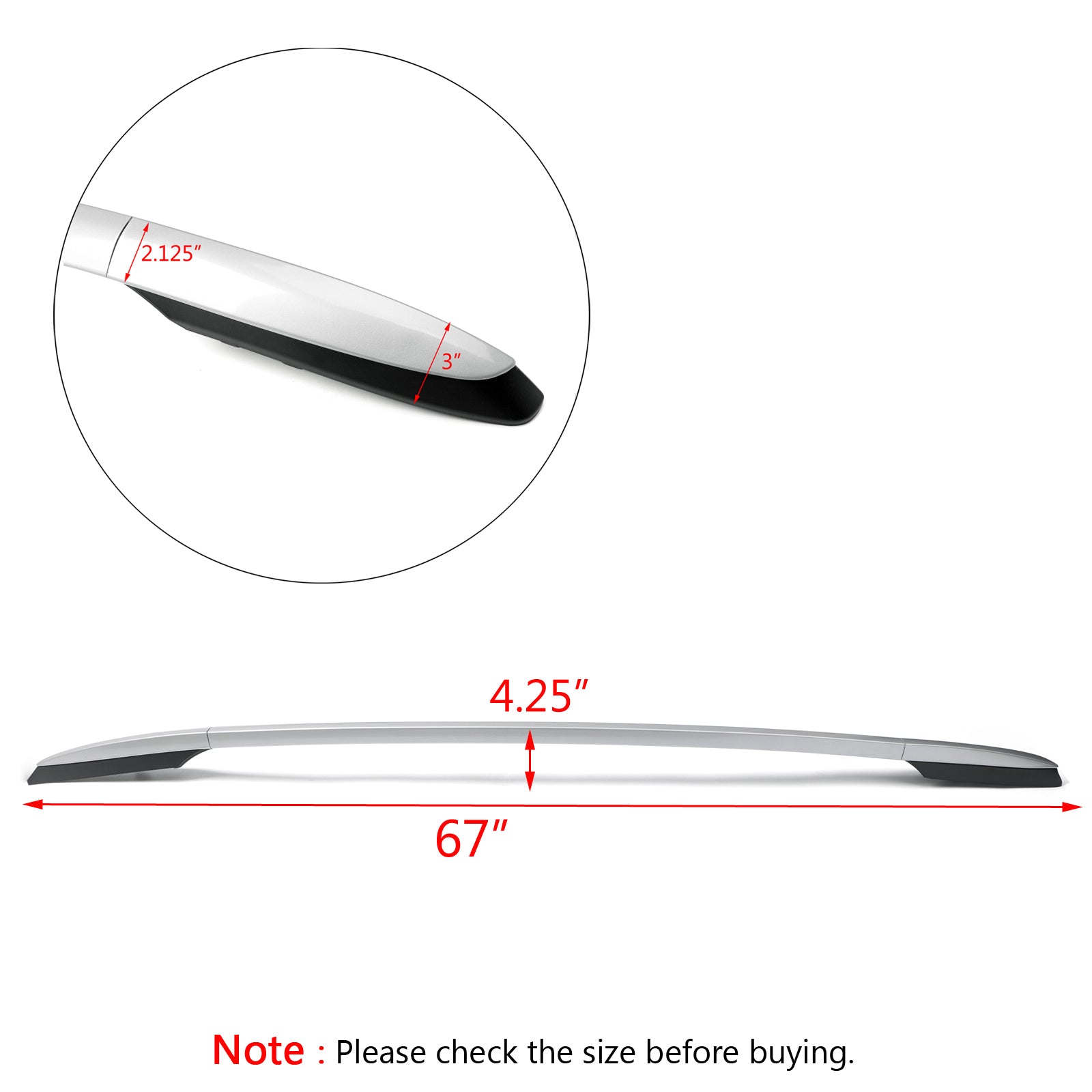 2014-2019 Toyota Rav4 Hliníková továreň strieborná bočná koľajnica Striebor