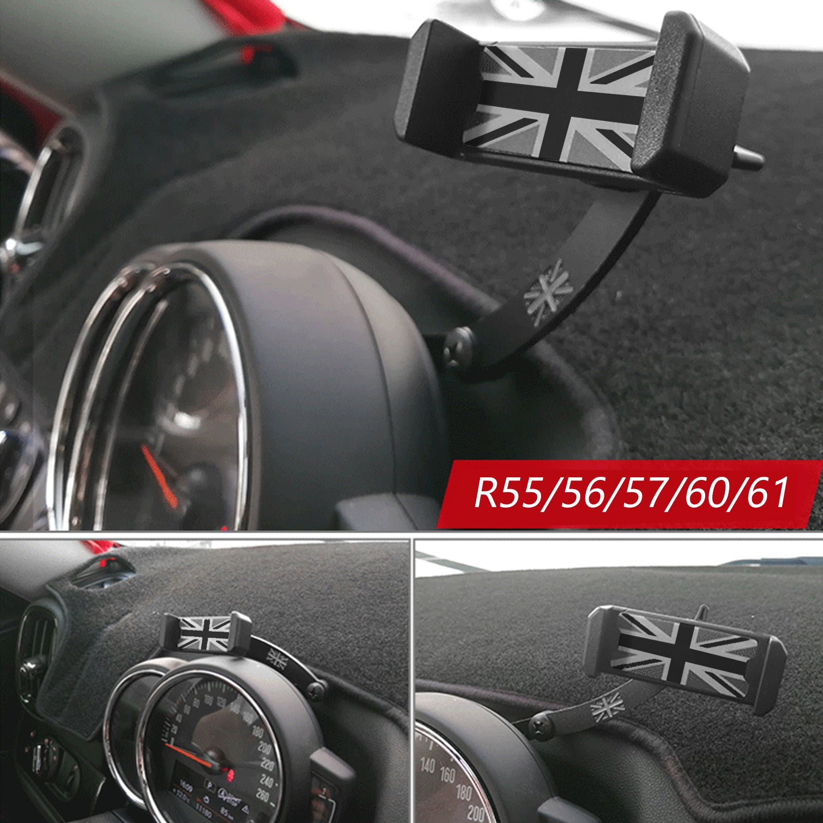 Auto na skladanie R55/56/57 Jack Držiteľ Red Union GB Mount Mini Cooper Cooper Generic