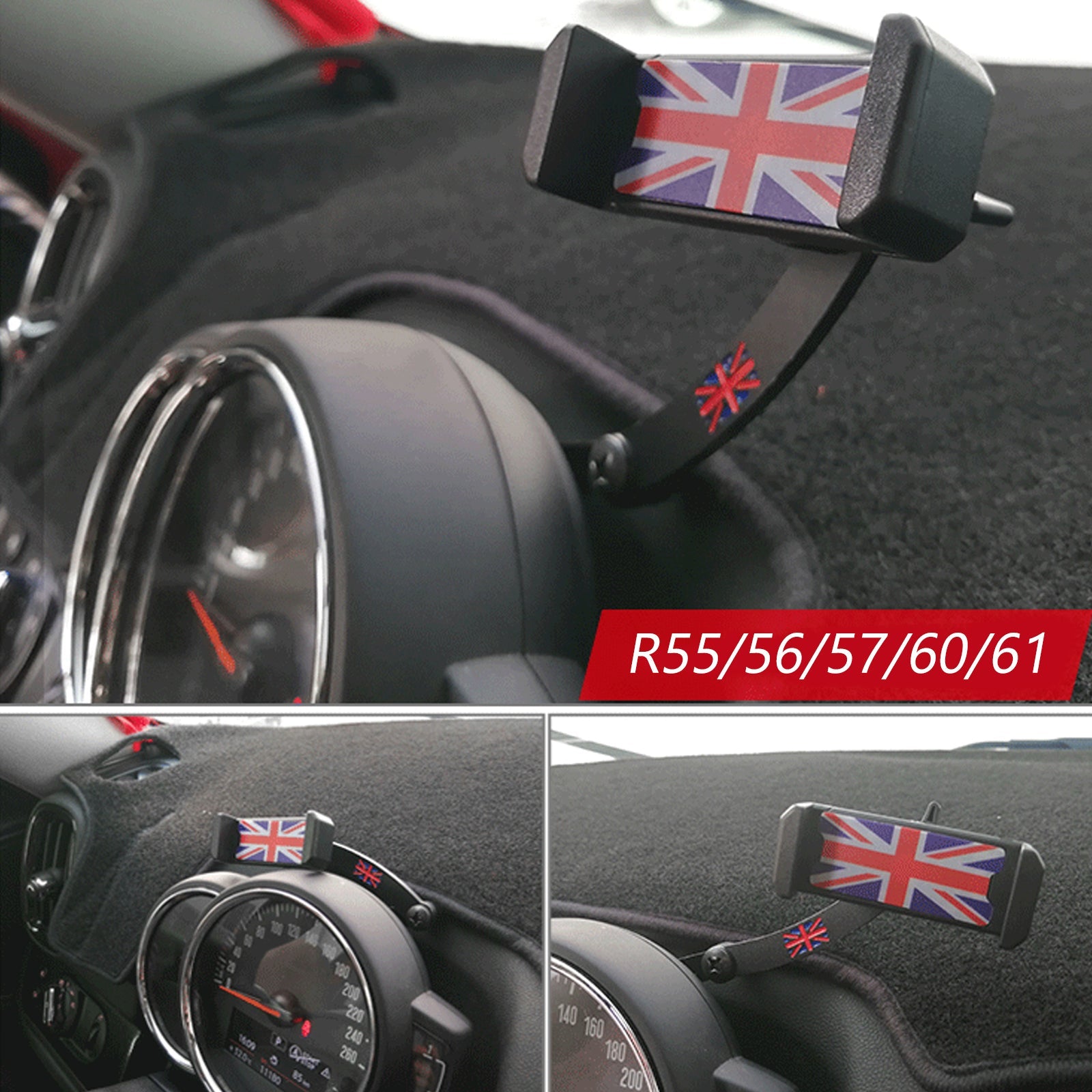 Auto na skladanie R55/56/57 Jack Držiteľ Red Union GB Mount Mini Cooper Cooper Generic