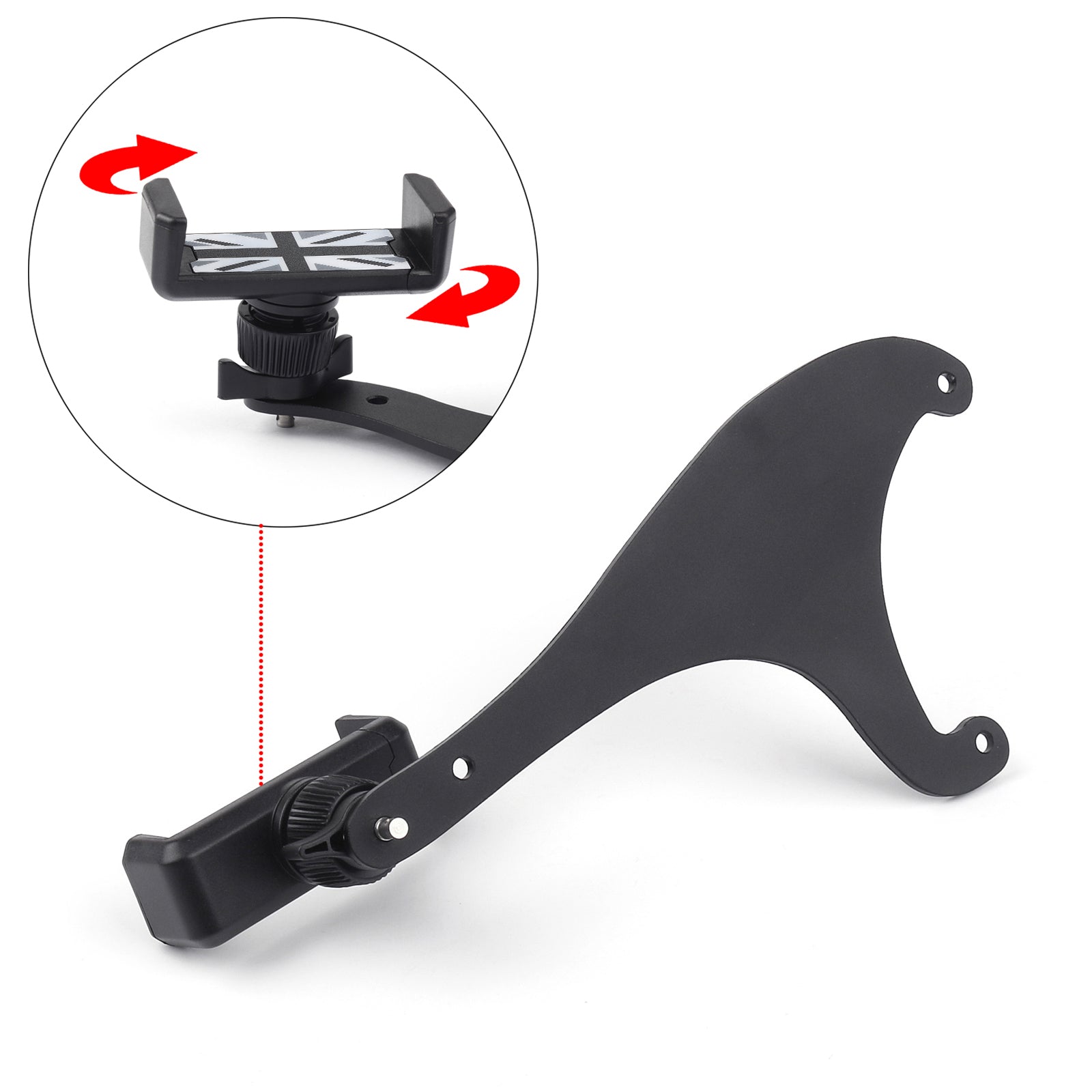 360 rotatie autotelefoonhouder houder standaard voor Mini Cooper Countryman F60 Generiek