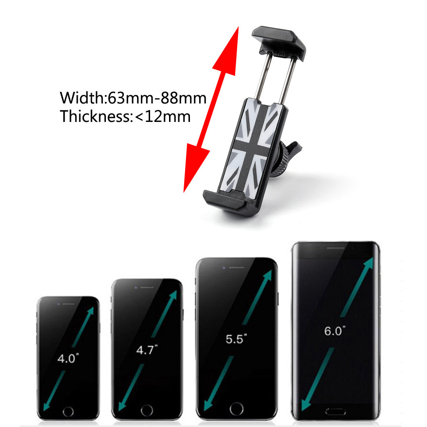 Mini Cooper R55 R56 Rotation Car Phone Mobile Phone Mount Cradle Holder Stand