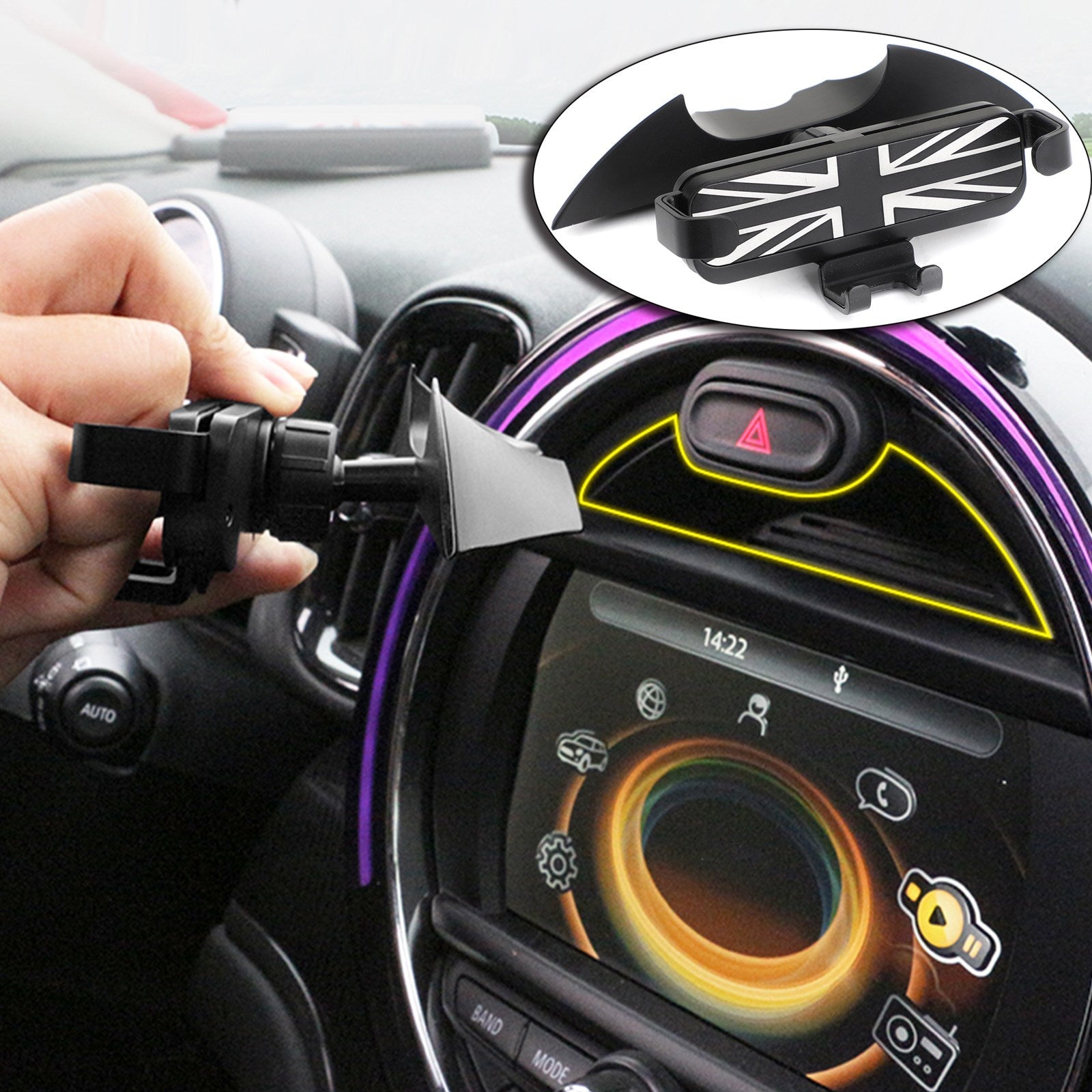 Auto Dashboard Telefoonhouder Telefoon Autohouder Fit Bmw Mini Cooper F54-F57 F60