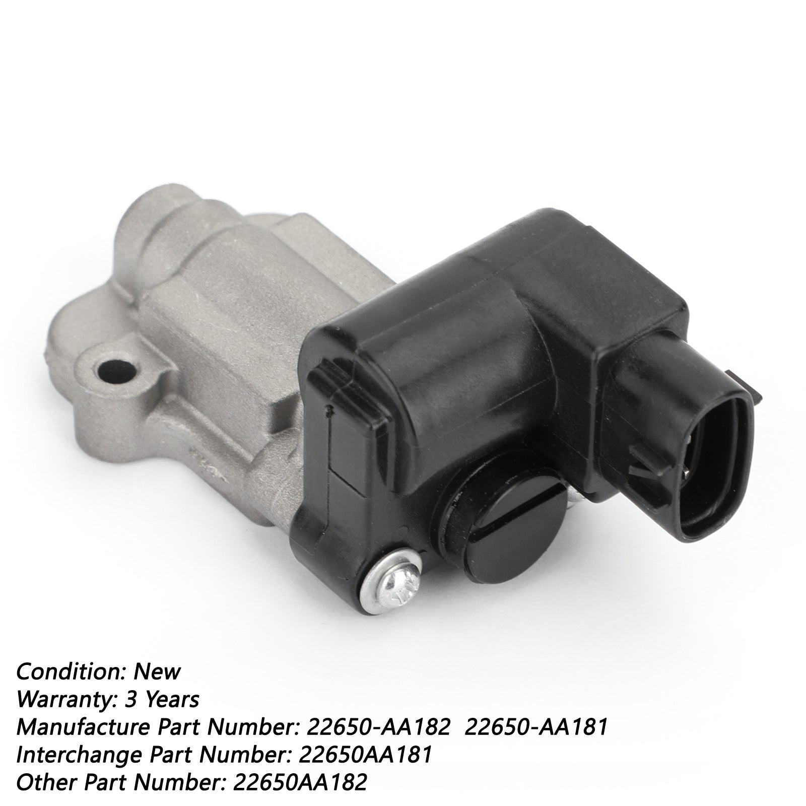 Regulačný ventil nečinného vzduchu 22650AA182 Fit WRX Impreza 2.0L 2002-2005 22650-AA181 generický