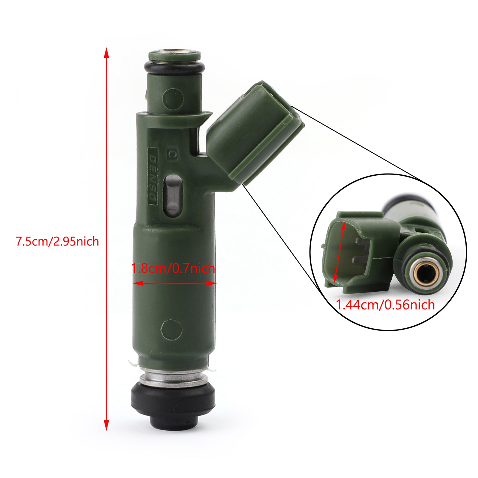 1/4pcs Les injecteurs de carburant s'adaptent à Toyota Chevy Prizm Matrix Corolla 1.8L 23250-22040 générique