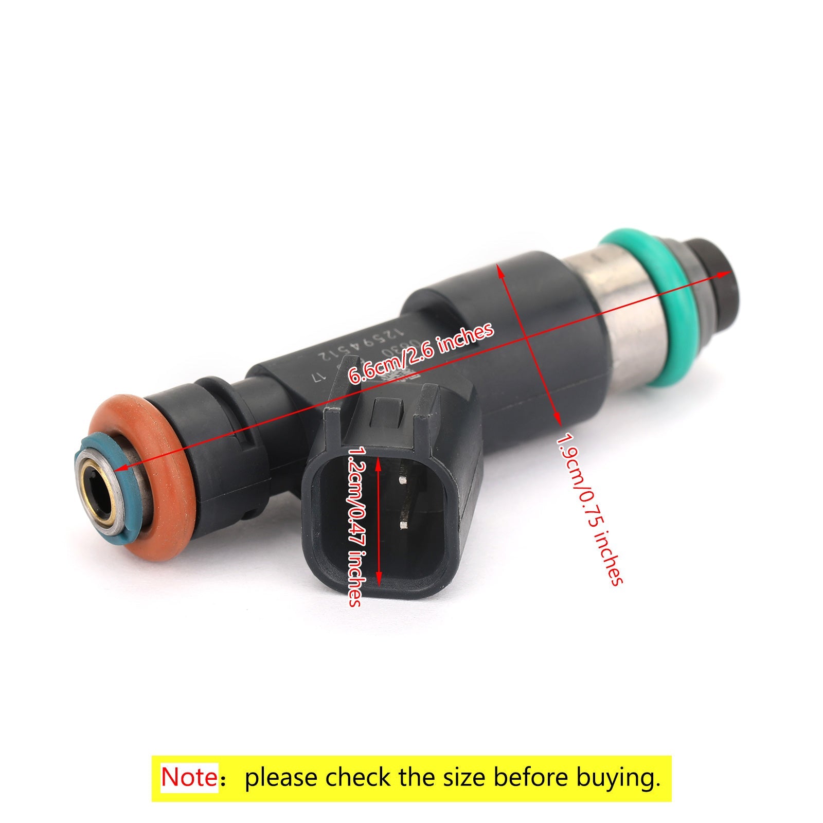 1pcs palivové vstrekovače pre 07-09 Chevrolet GMC 5.3L V8 12594512 217-2436 generický