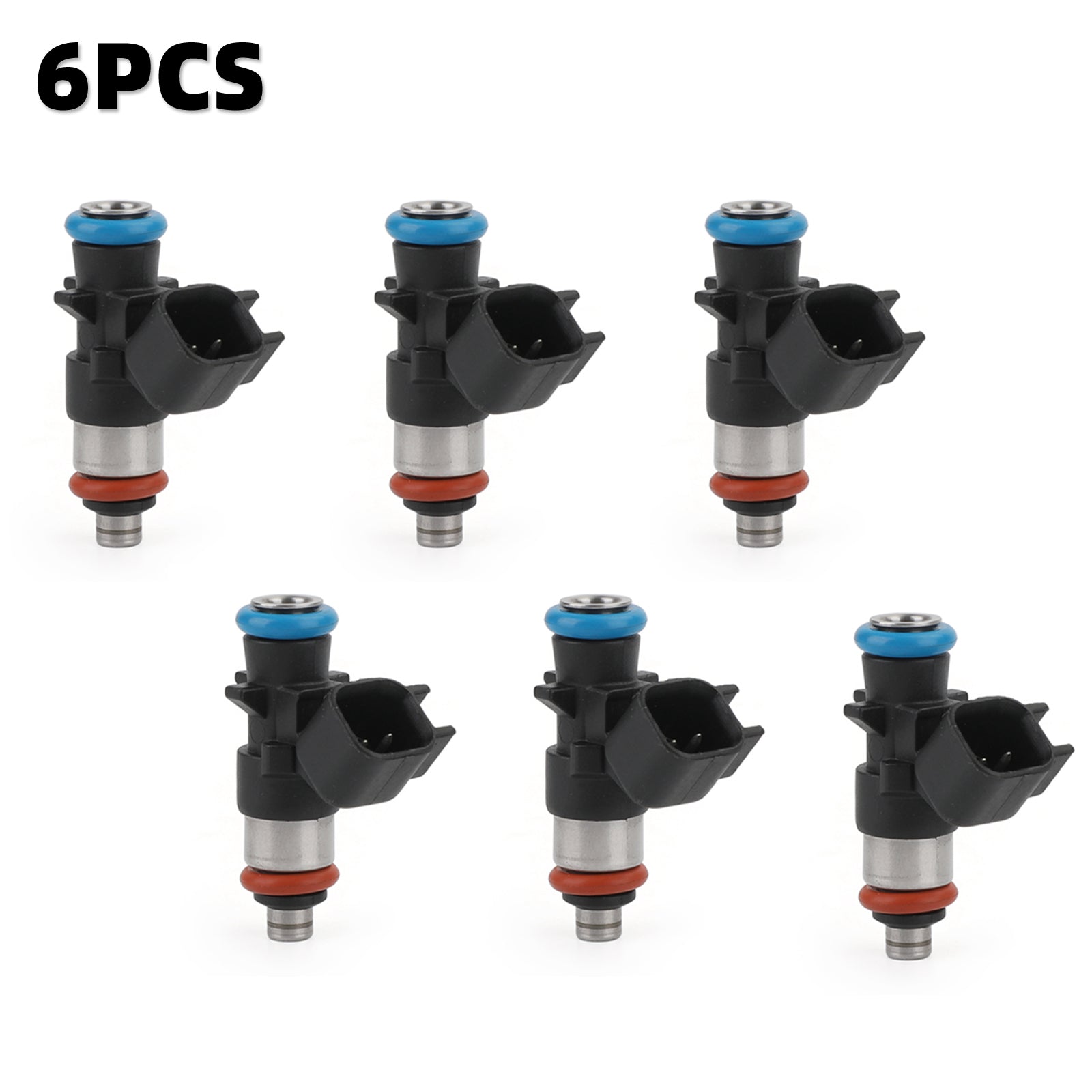 6pcs drivstoffinjektorer Fit Chrysler 12-17 Wranger 14-17 RAM 3.6L 0280158233 Generisk