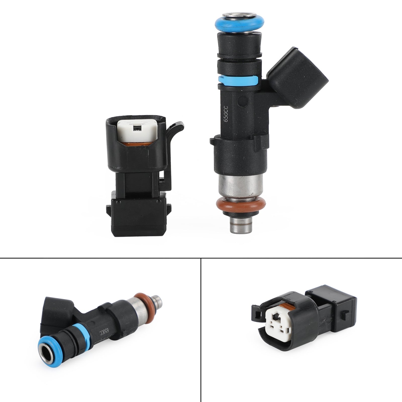 1pcs 650cc 62lb EV14 Injetores de combustível Fit Audi A4 TT VW Golf Jetta KSM 1.8T turbo genérico