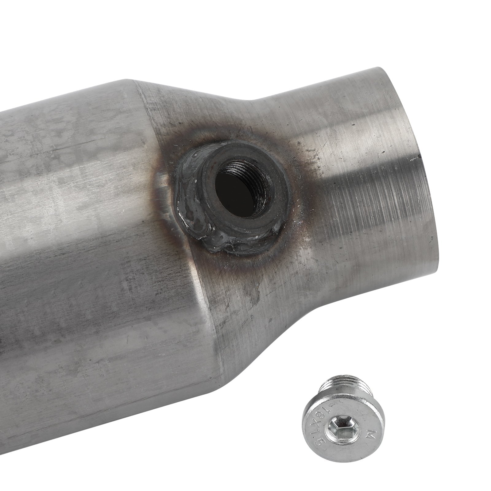 2X 2.5" Convertisseur catalytique universel haut débit en acier inoxydable 425250 générique