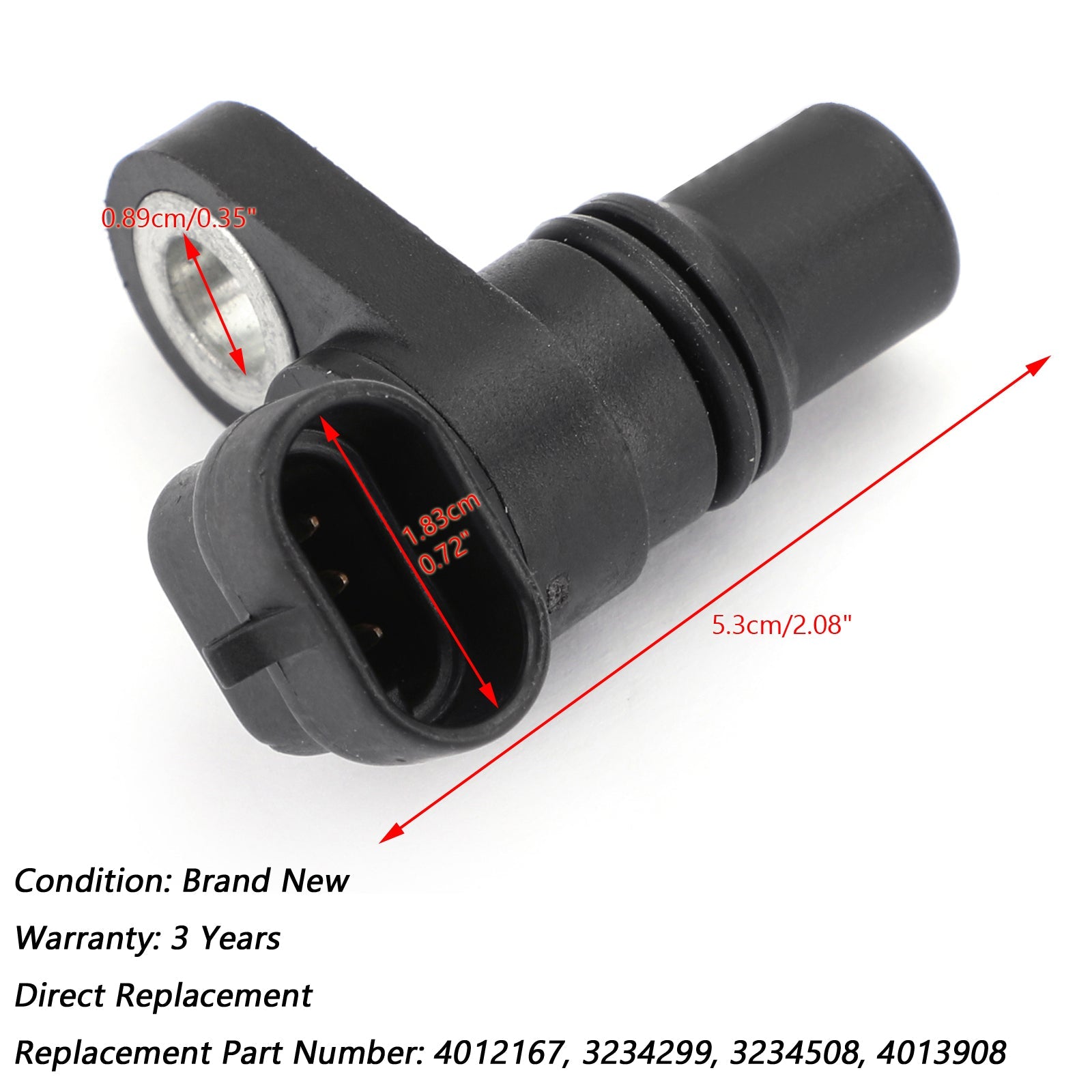 Polaris RZR 570 800 900 1000 para o sensor de velocidade de transmissão 4012167 4013908 genérico