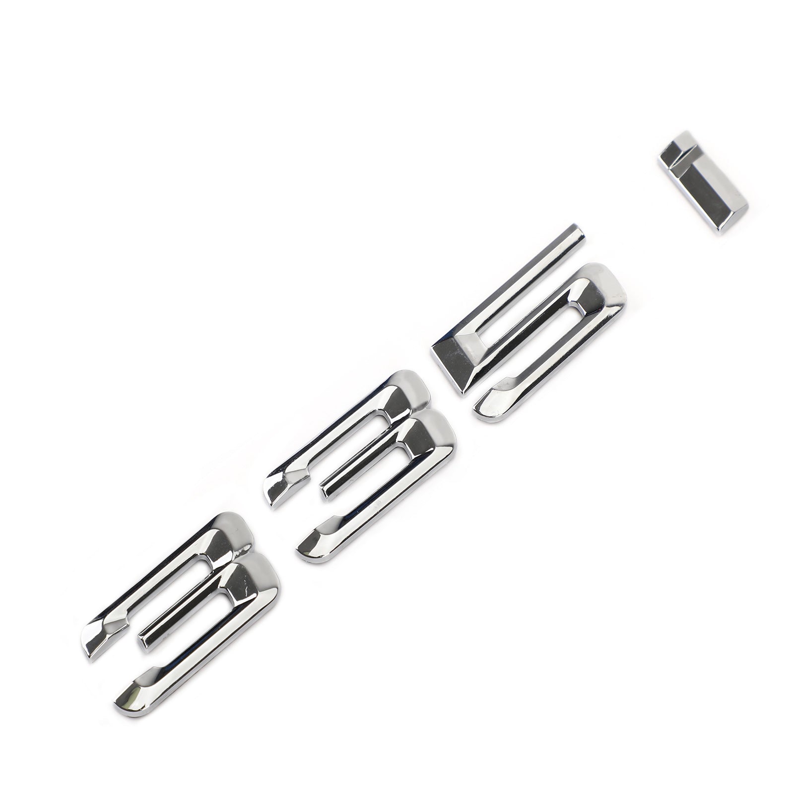 Bakre bagageutrymme Badge Emblem Numbers Letter Decal 335 I Fit 335i Chrome Generic