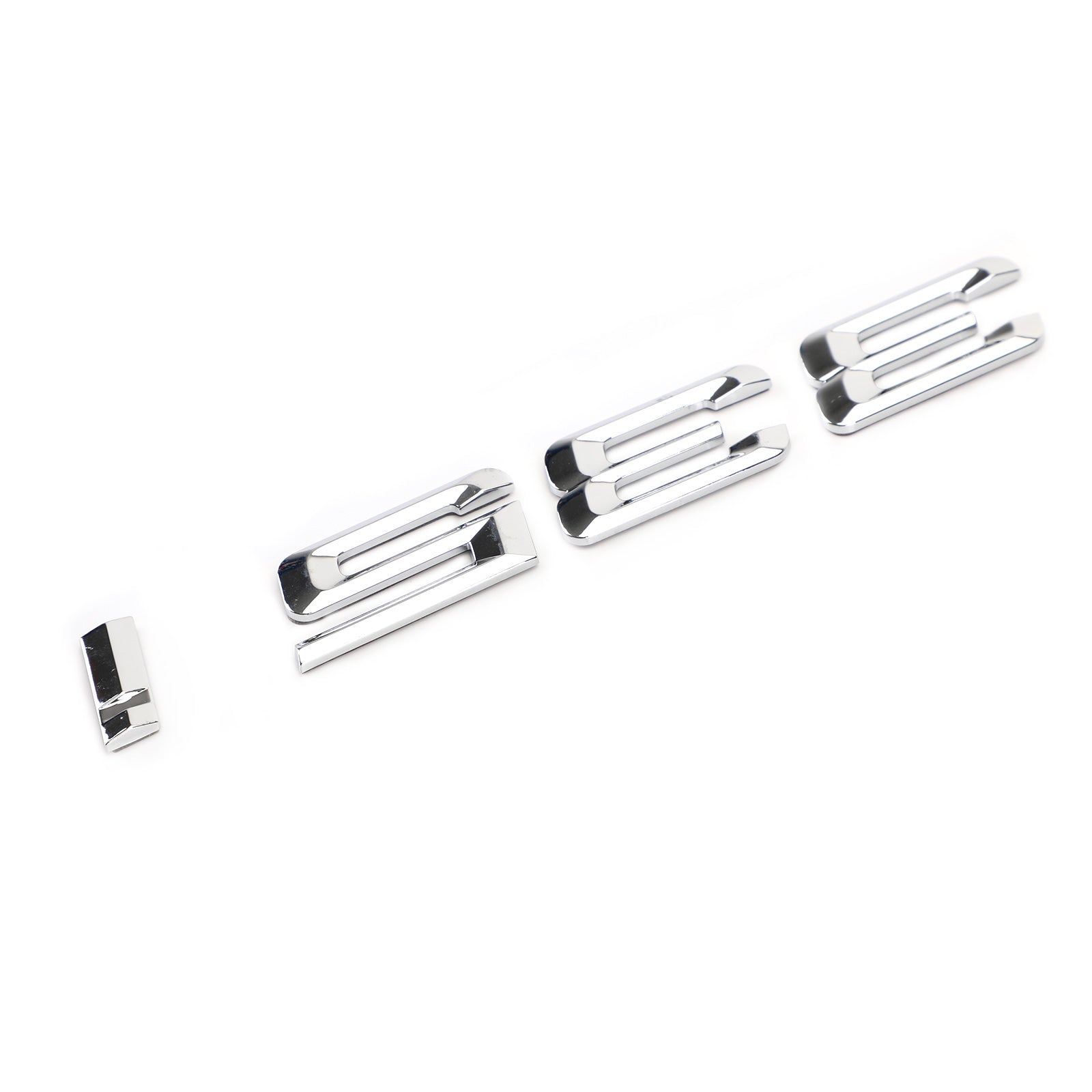 Bakre bagageutrymme Badge Emblem Numbers Letter Decal 335 I Fit 335i Chrome Generic