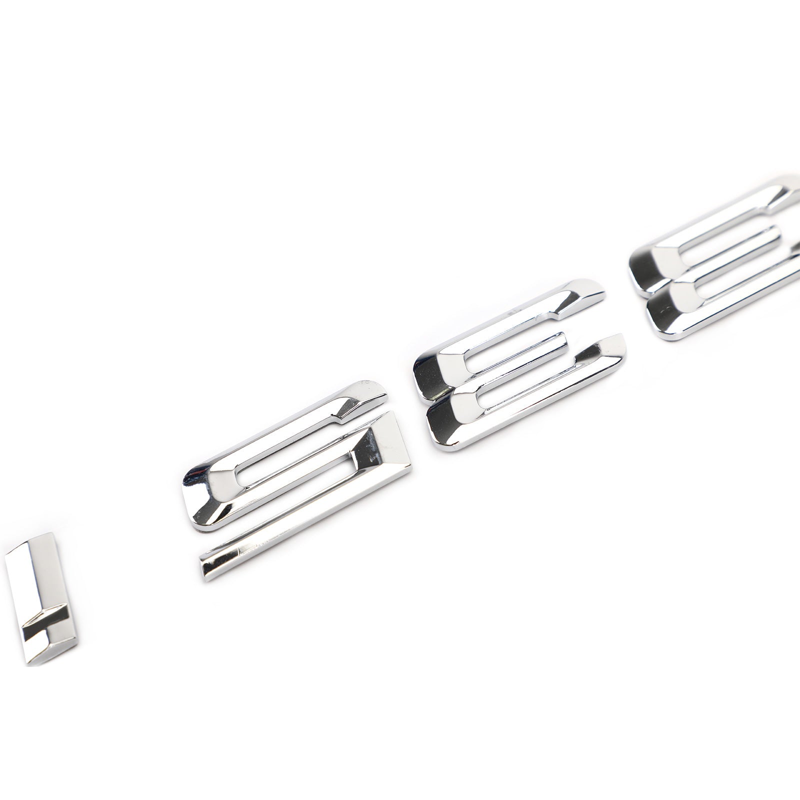 Bakre bagageutrymme Badge Emblem Numbers Letter Decal 335 I Fit 335i Chrome Generic