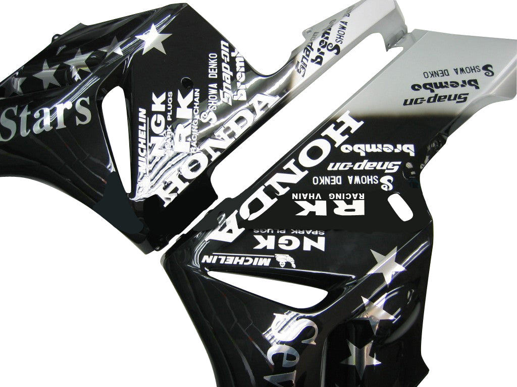 2004-2005 Honda CBR 1000 RR Amotopart Fairings Black SevenStars Racing Custom Squining
