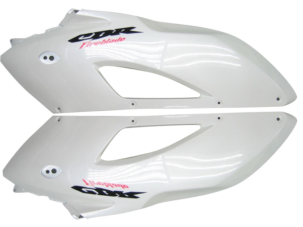 2004-2005 Honda CBR 1000 RR Amotopart Faquings White Metallic Silver CBR Racing Custov Cooling