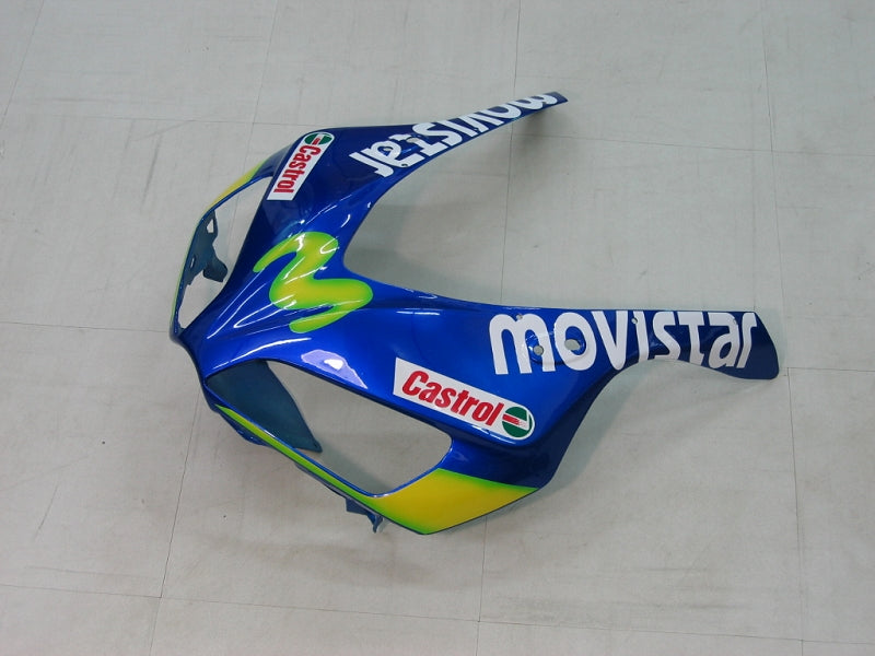 Honda CBR 1000 RR, ročník 2006-2007, modrá & Zelené kapotáže Movistar Racing Amotopart