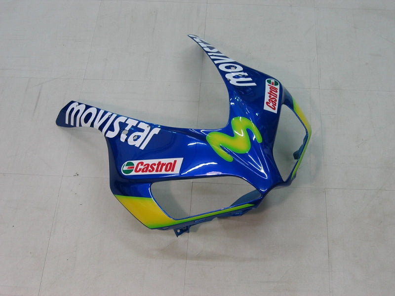 Honda CBR 1000 RR, ročník 2006-2007, modrá & Zelené kapotáže Movistar Racing Amotopart
