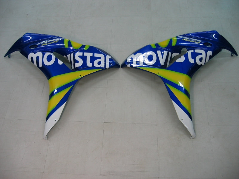 2006-2007 Honda CBR 1000 RR Blue & Green Movistar Racing Amotopart Fairings