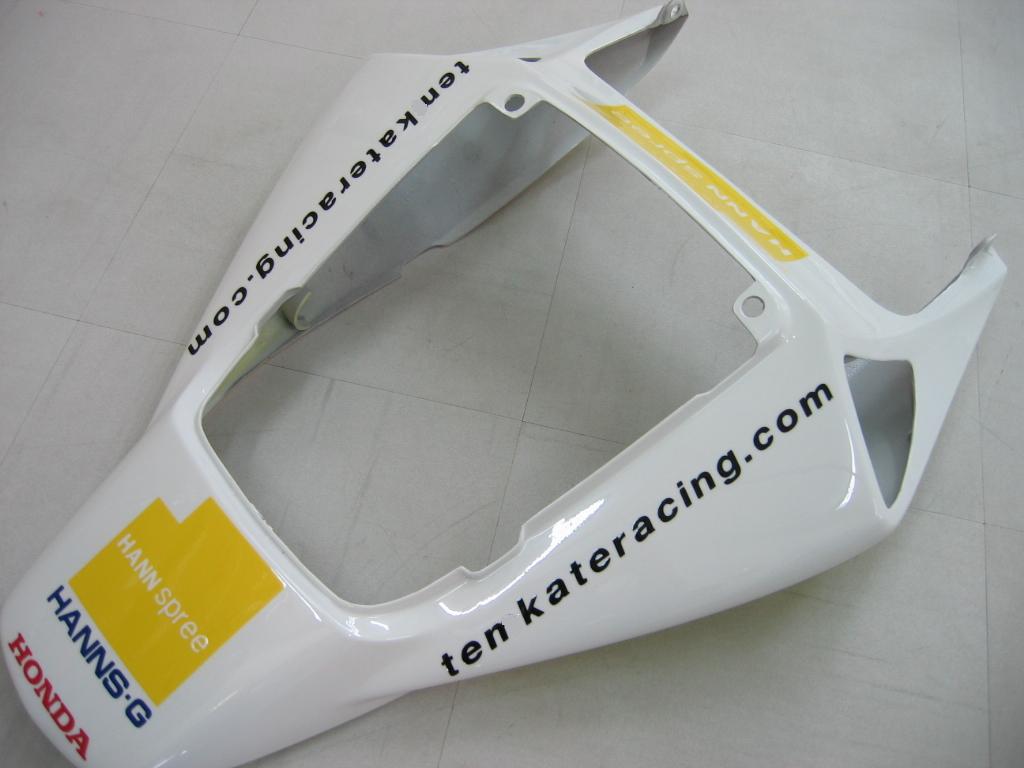 2006-2007 Honda CBr 1000 RR White No.52 HannSpec racing Fairings Generic