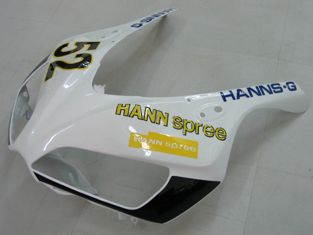 2006-2007 Honda CBr 1000 RR White No.52 HannSpec racing Fairings Generic